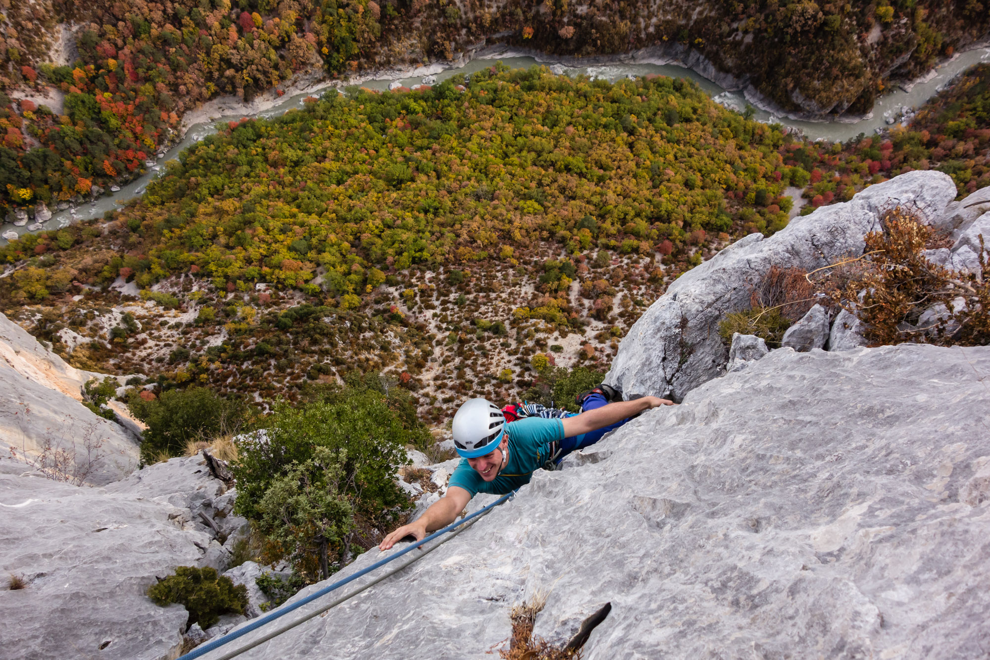 Andy on the final section of the superbly named Fini au Pipi