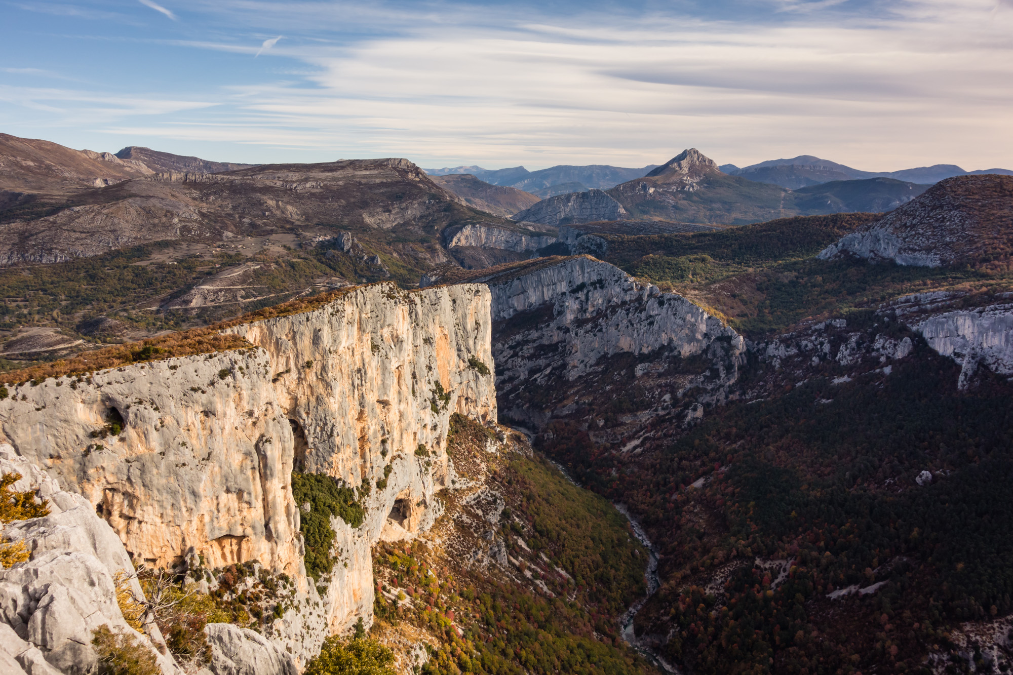 The mighty cliffs of l'Escales from the Belvedere de la Dent d'Aire