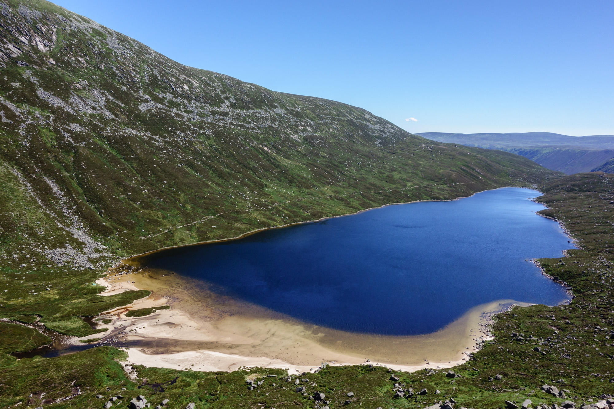 Stunning scenery from the top of the second pitch - an ideal place to take it all in